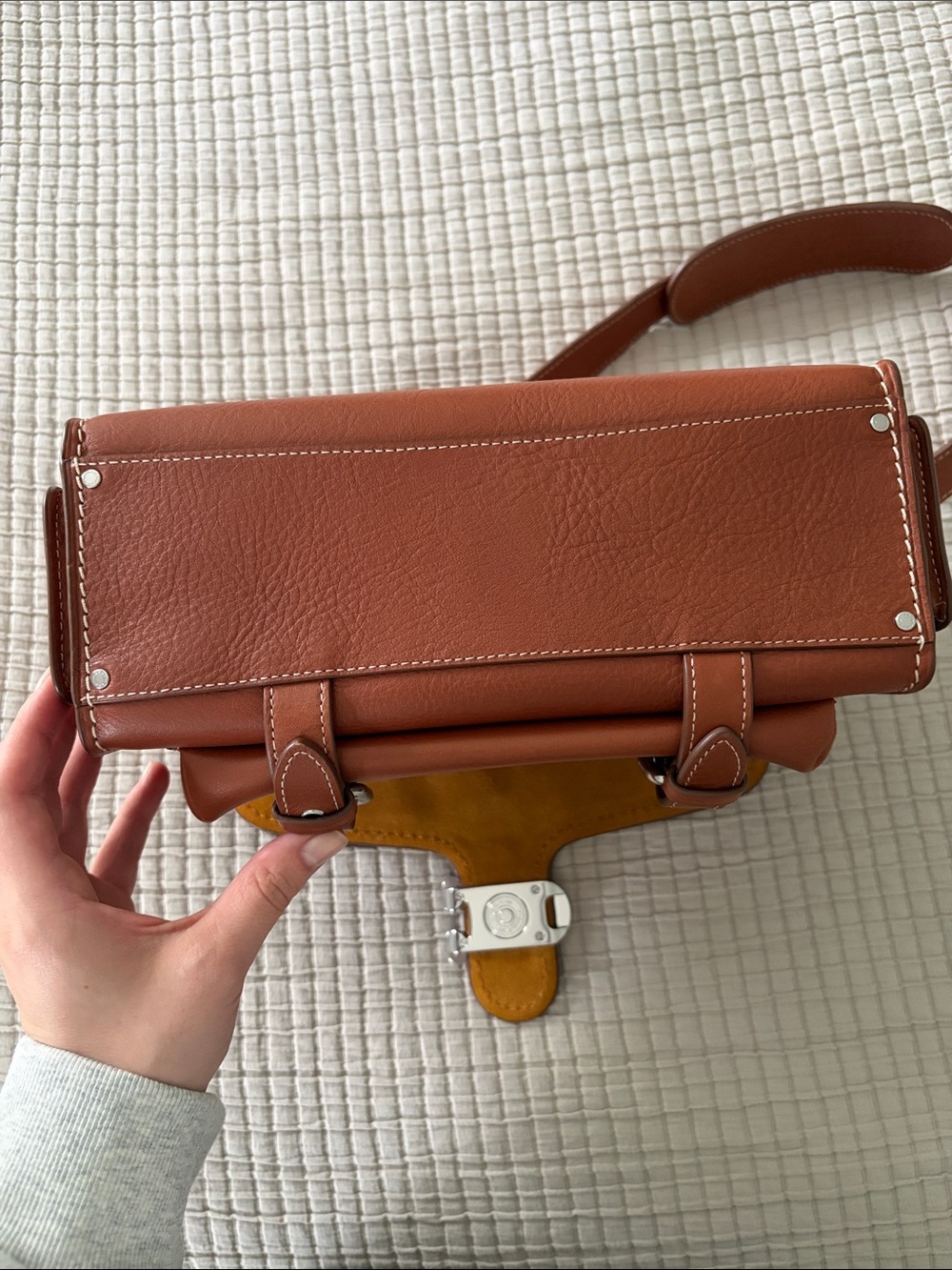 Coach Western Tabby Shoulder Bag Burnished Amber - Picture 9 of 12